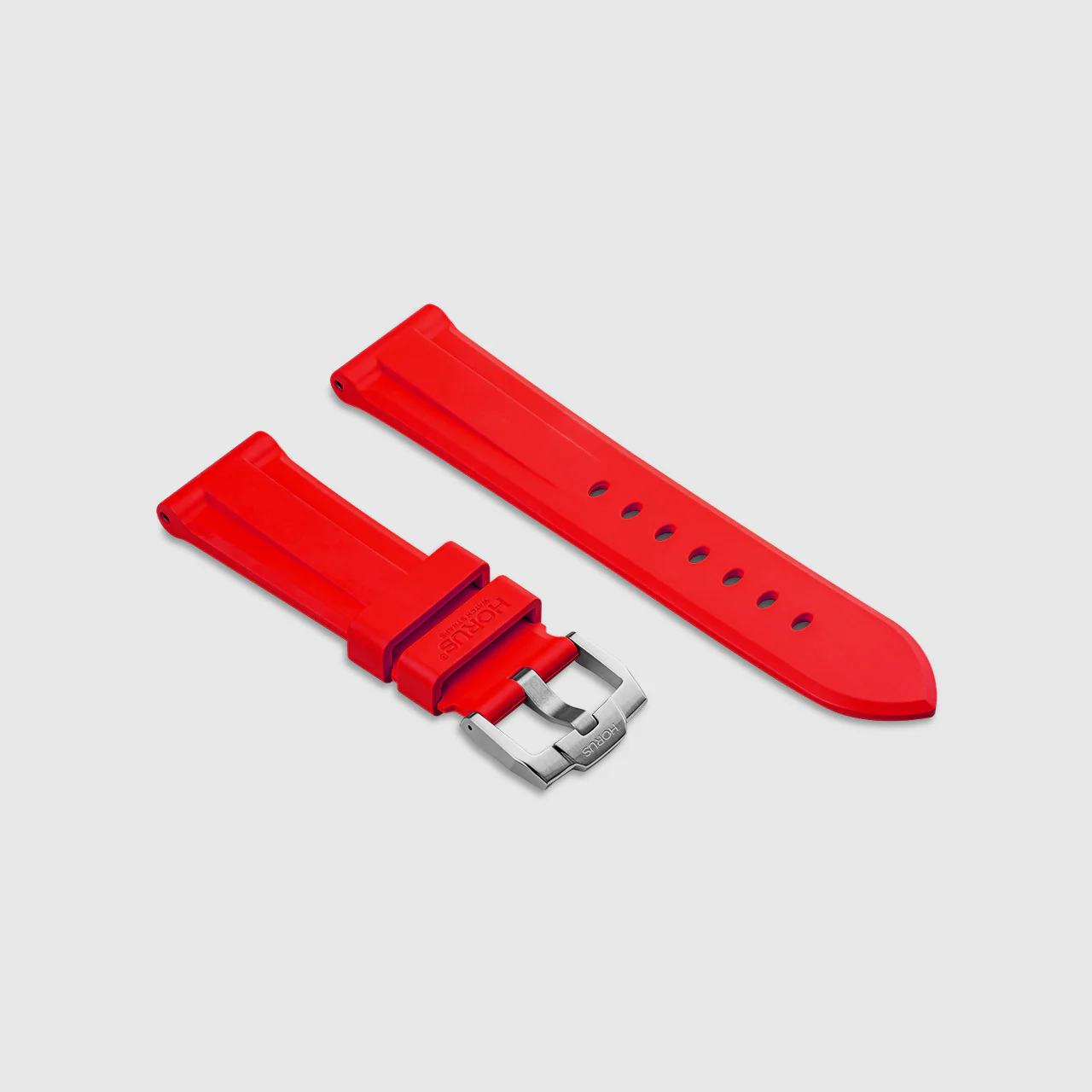 Heat Red Rubber Strap for Panerai Radiomir